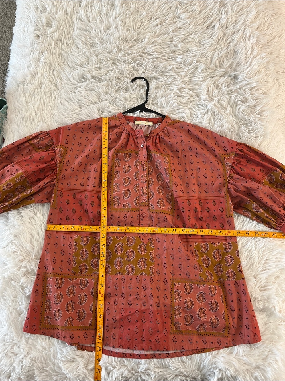 SESSUN ARTISTE BLOUSE - ROSSA LLANGO XS - Picture 8 of 11